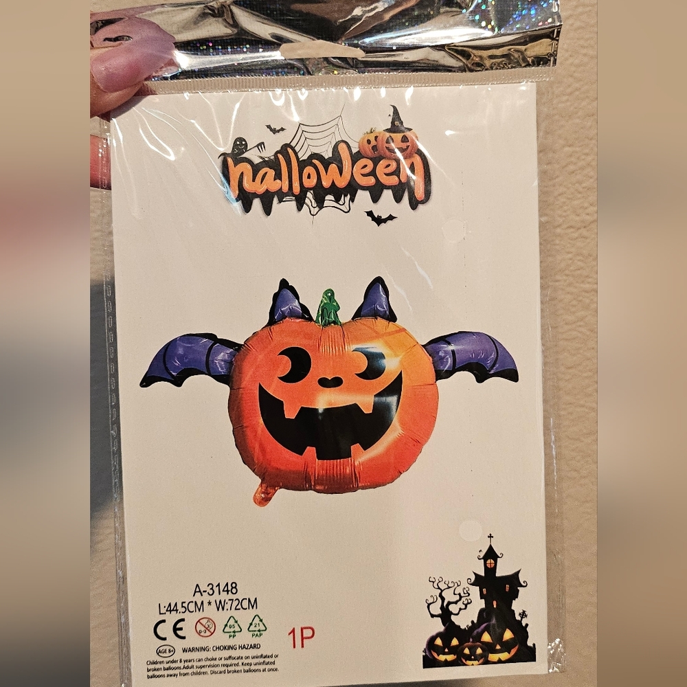 Halloween Pumpkin 🎃 Bat 🦇 balloon